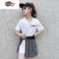 绿彩虹光女童连衣裙夏装中大童女装霸气小女孩洋气新款夏季儿童装裙子十岁