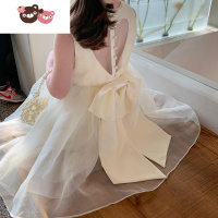 绿彩虹光沫沫家定制童装2022新款女童礼服连衣裙儿童公主裙女宝宝夏装裙子