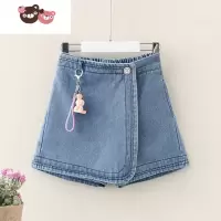 绿彩虹光女童牛仔裙裤夏款外穿新款洋气夏装儿童装夏季中大童短裤子女孩12