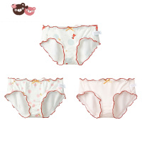 绿彩虹光儿童内裤女大中小童三角裤可爱冬季女童短裤头不夹屁屁