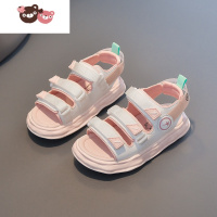 绿彩虹光女童凉鞋2022年新款夏季运动软底鞋子小孩防滑轻便休闲儿童沙滩鞋