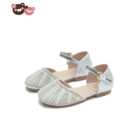 绿彩虹光女童包头凉鞋2022夏季新款水晶爱莎公主凉鞋软底时尚中大童小女孩