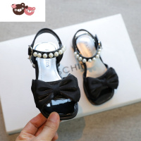 绿彩虹光女童凉鞋儿童高跟鞋2022新款夏季小女孩鞋子时尚女童鞋夏款公主鞋