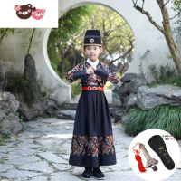 绿彩虹光儿童古装中国风飞鱼服明朝武士男童汉服侠客四大名捕古风表演出服