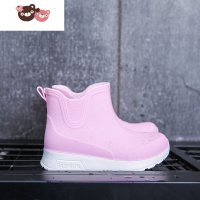 绿彩虹光儿童雨鞋男童宝宝幼儿雨靴防滑女童水鞋中大童靴子防水鞋学生胶鞋