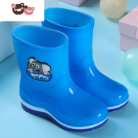 绿彩虹光1-15岁特大童儿童雨鞋水鞋可拆加绒宝宝雨靴耐磨男女童防滑胶鞋