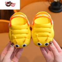 绿彩虹光儿童凉鞋拖鞋男女童2022夏季宝宝洗澡防滑学步鞋包头洞洞可爱卡通
