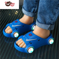 绿彩虹光儿童拖鞋夏发光带灯2022新款男童女童家居防滑室小孩宝宝凉拖