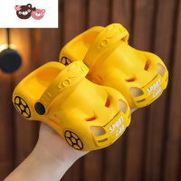 绿彩虹光儿童拖鞋夏季男童女童发光跑车室穿软底防滑中小童宝宝凉拖鞋