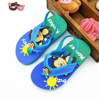 绿彩虹光热卖夏季可爱卡通儿童凉拖鞋潮男女童鞋宝宝软底沙滩鞋夹脚人字拖