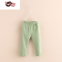 绿彩虹光女童花朵打底裤2022夏新款童装儿童中小童夏季九分裤子kz-d911