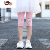 绿彩虹光夏季新款女童莫代尔打底裤短裤五分裤七分裤女生韩版潮休闲运动装裤子