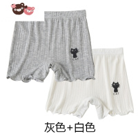 绿彩虹光女童安全裤夏季薄款莫代尔儿童防走光保险裤子小女孩短裤平角内裤