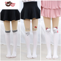 绿彩虹光春秋夏季女童连裤袜儿童打底裤可爱薄款卡通丝袜舞蹈袜3 5岁9宝宝 裤子