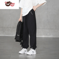 绿彩虹光女童裤子夏季薄款宽松休闲防蚊夏裤中大童洋气时髦束脚运动裤