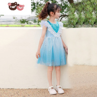 绿彩虹光六一儿童节演出服小学毕业服礼服男童背带裤合唱服女童舞蹈表演服 裤子