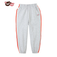 绿彩虹光儿童男童裤子夏薄款运动裤2022夏季宝宝长裤乐友童装