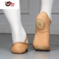 绿彩虹光拉丁芭蕾舞蹈鞋专用女猫爪软底足尖鞋练功儿童全弹力训练