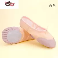 绿彩虹光儿童舞蹈鞋女童软底练功鞋民族舞芭蕾舞鞋男童形体鞋中国舞跳舞鞋