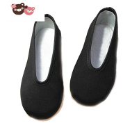 绿彩虹光幼儿童古装鞋子男童女童小孩古代农民鞋子表演出鞋绣花鞋舞蹈鞋子