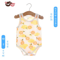 绿彩虹光婴儿包屁衣新生儿衣服夏季款宝宝连体衣短袖三角哈衣夏装