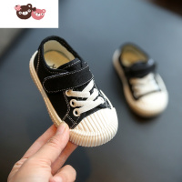 绿彩虹光小童帆布鞋一脚蹬儿童单鞋男童鞋婴儿软底学步鞋女童宝宝鞋子春秋