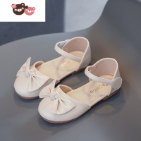 绿彩虹光女童鞋子2022春秋新款洋气公主鞋女宝软底时尚单鞋中大童小皮鞋夏