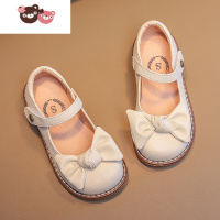 绿彩虹光女童皮鞋春夏软底公主女童鞋新款中大童鞋子女宝宝儿童2022年