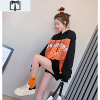 SUNTEK2021新款洋气小个子情侣装卫衣女秋冬设计感小众韩版宽松上衣百搭卫衣