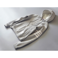 SUNTEK春秋新款加绒TB卫衣拉链运动衫连帽棉休闲外套女情侣款BF风宽松卫衣