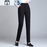 SUNTEK巴伦奴春夏西装裤女高腰垂感哈伦裤显瘦长裤职业宽松大码直筒西裤休闲裤