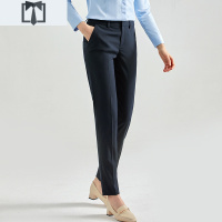 SUNTEK高腰职业西裤女直筒垂感休闲长裤西装正装商务工作服工装裤子春装休闲裤
