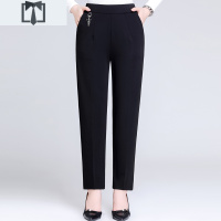 SUNTEK中老年人妈妈裤子女春秋休闲裤宽松直筒女士长裤秋季中年女裤外穿休闲裤