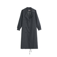 SUNTEK「洛熙」高端大气过膝收腰英伦风中长款气质高级感工装风衣外套女风衣