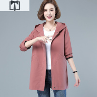 SUNTEK女士风衣中长款2020今年流行春秋新款外套小个子棉大衣气质洋气风衣