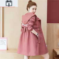 SUNTEK风衣女中长款2020年新款春秋季百搭大衣chic外套女韩版宽松学生潮风衣