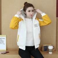 SUNTEK2020年秋冬装新款韩版时尚百搭加绒加厚夹克棒球服棉服风衣外套女风衣