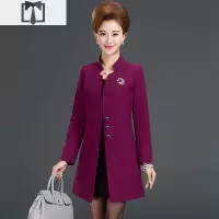 SUNTEK中年风衣女中长款妈妈春秋装风衣40-50岁2020春装中老年女装外套风衣