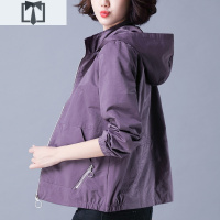 SUNTEK女士短外套女秋冬百搭2021年新款春季妈妈装夹克大码小个子风衣服风衣