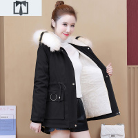 SUNTEK2020年新款韩版加绒加厚棉袄派克服女士短款矮小个子风衣外套棉服风衣