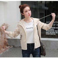 SUNTEK春秋冬季新款2021韩版宽松棒球服上衣短外套女小个子加棉风衣夹克风衣