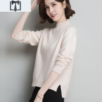 SUNTEK小个子短款毛衣女宽松外穿秋冬配裙子高腰上衣洋气针织打底衫内搭毛衣
