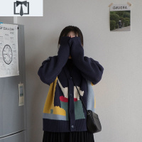 SUNTEK2020秋冬季加厚针织开衫女宽松网红日系可爱慵懒风软奶毛衣小外套毛衣