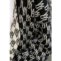 SUNTEK杨幂同款毛针织衫女秋冬新款宽松中长款提花双面穿毛衣开衫外套毛衣