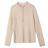 SUNTEK宿本针织衫女2020冬季新款网纱打底衫小心机内搭洋气上衣温柔毛衣毛衣