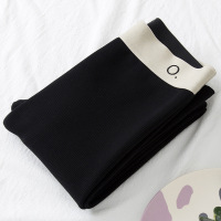 SUNTEK棉螺纹打底裤女外穿2020秋冬款加绒加厚竖条纹显瘦保暖小脚裤子打底裤