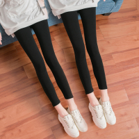 SUNTEK灰色棉打底裤女外穿春夏秋季薄款高腰显瘦弹力九分瑜伽芭比裤打底裤