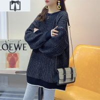 SUNTEK洋气大码女装秋冬新款胖妹妹韩版百搭宽松显瘦打底衫内搭套头毛衣毛衣