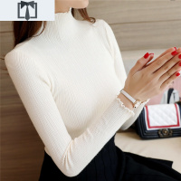 SUNTEK半高领黑色毛衣打底衫女内搭秋冬装2020年新款百搭修身洋气针织衫毛衣