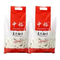 中裕面条麦芯面叶1000g*2面叶面片袋装速食干面原味烩面早餐面